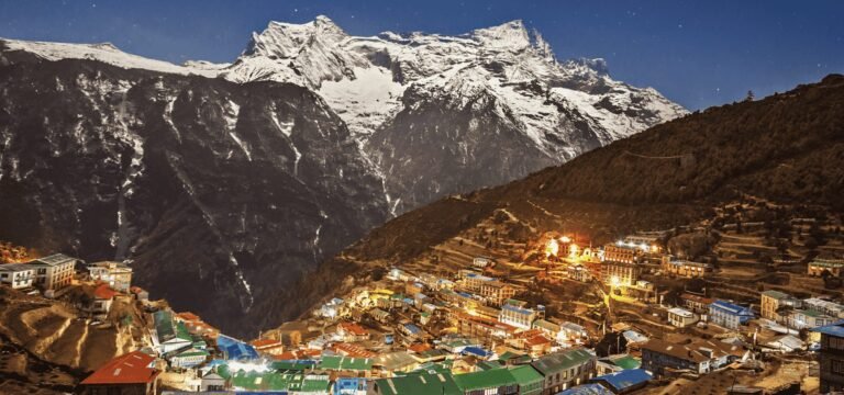 Gokyo Lakes A Journey to Himalayan Serenity Namche Bazaar