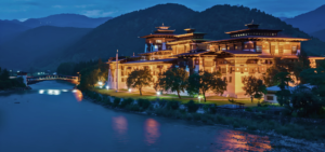 Punakha Dzong Bhutan Evening